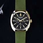 Gold Watch - Black Dial | Master Date - 45mm