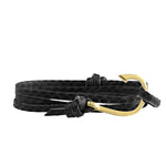 Gold Hook | Snake Leather wrap