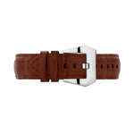 Croco Leather Strap | Light Brown - 24MM